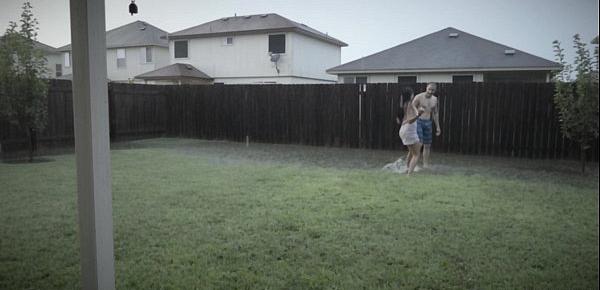  Romantic sex under a storm in Texas